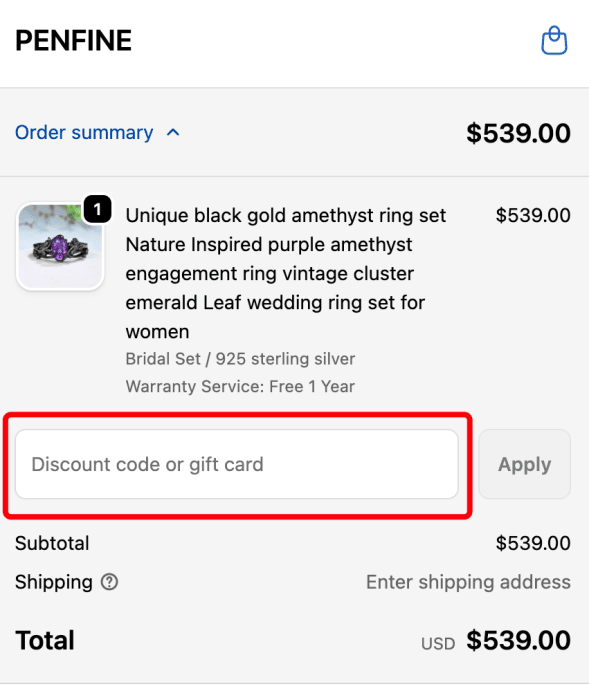 Where to enter PenFine promo code How to use PenFine promo code