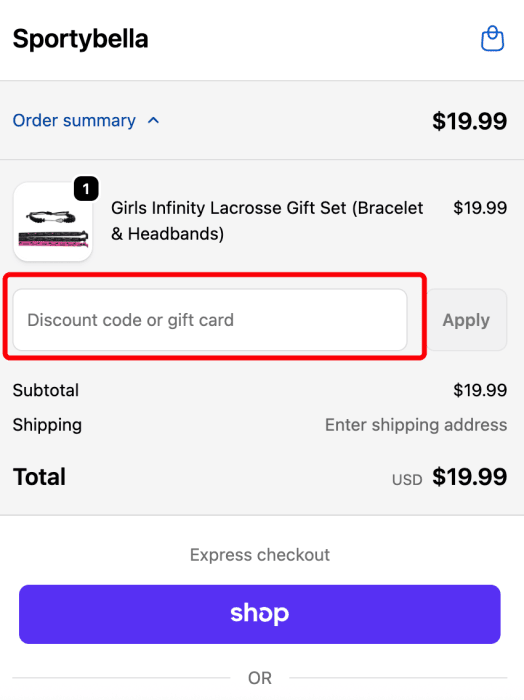 Where to enter Sportybella promo code How to use Sportybella promo code
