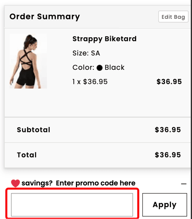 Where to enter Dancewear Solutions promo code How to use Dancewear Solutions promo code