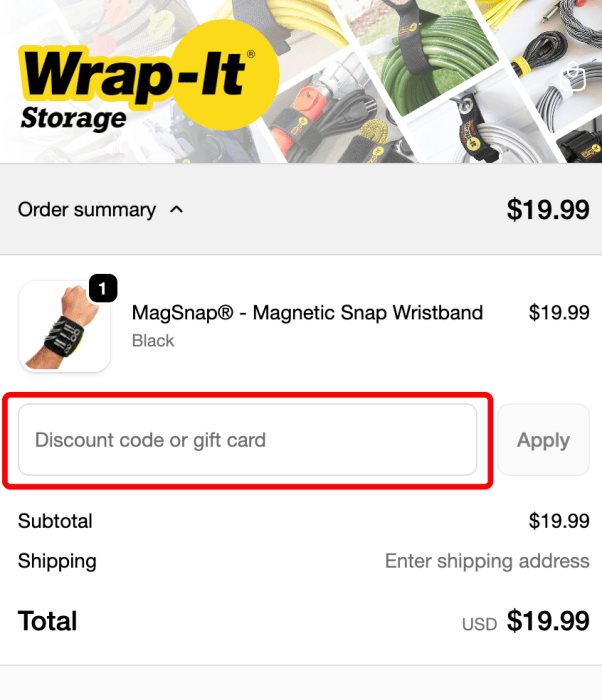 Where to enter Wrap-It Storage promo code How to use Wrap-It Storage promo code