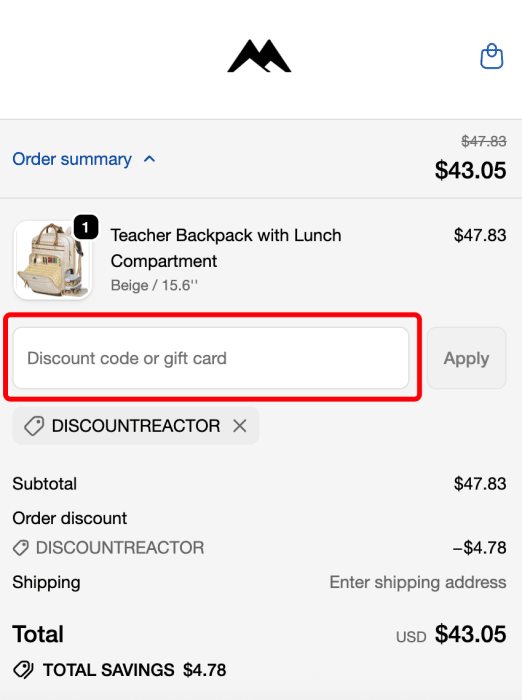 Where to enter MATEIN promo code How to use MATEIN promo code