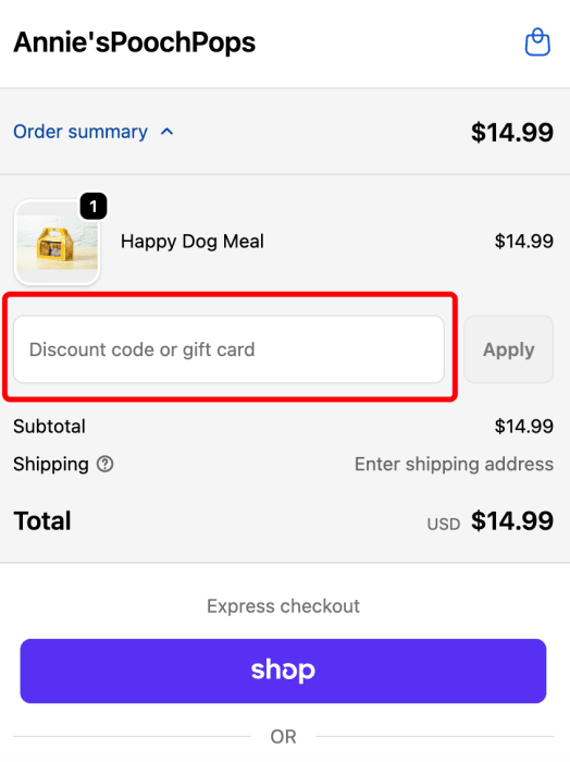 Where to enter Annie's Pooch Pops promo code How to use Annie's Pooch Pops promo code