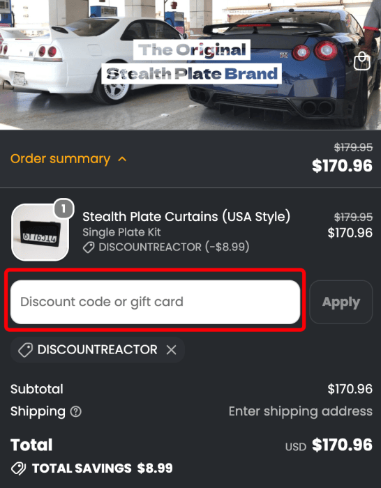 Where to enter 510 Auto Group promo code How to use 510 Auto Group promo code