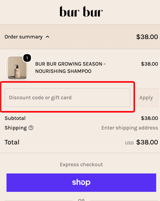 Where to enter Bur Bur promo code How to use Bur Bur promo code