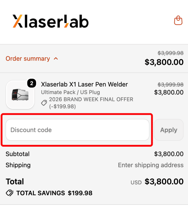 Where to enter Xlaserlab promo code How to use Xlaserlab promo code