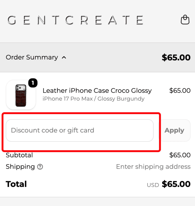 Where to enter GENTCREATE promo code How to use GENTCREATE promo code