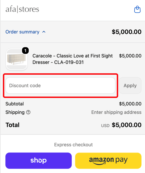Where to enter AFA Stores promo code How to use AFA Stores promo code