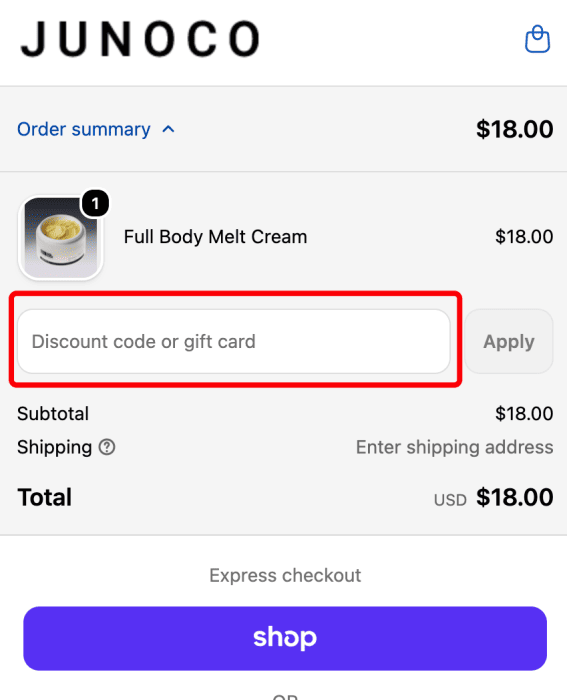 Where to enter JUNOCO promo code How to use JUNOCO promo code