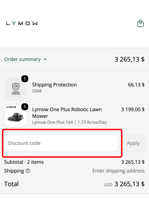 How to use Lymow Tech promo code