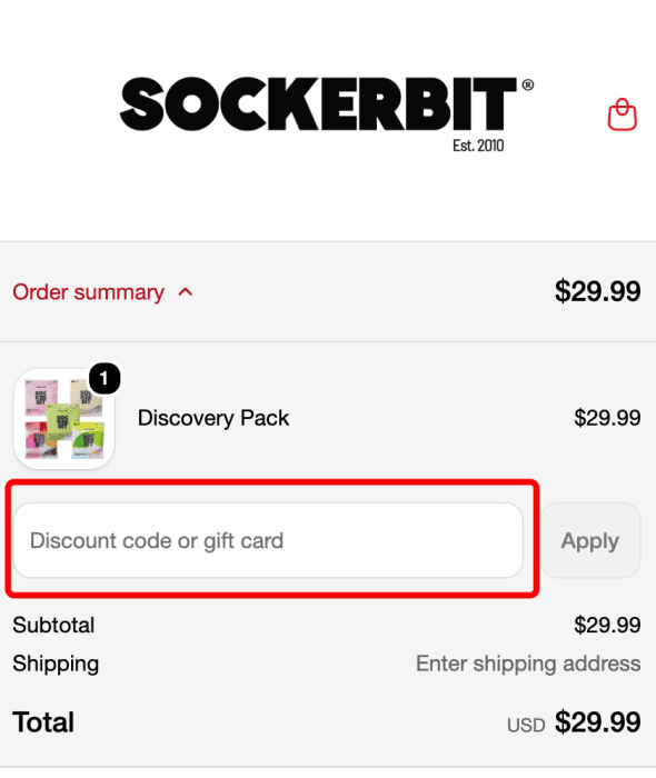 Where to enter Sockerbit promo code How to use Sockerbit promo code