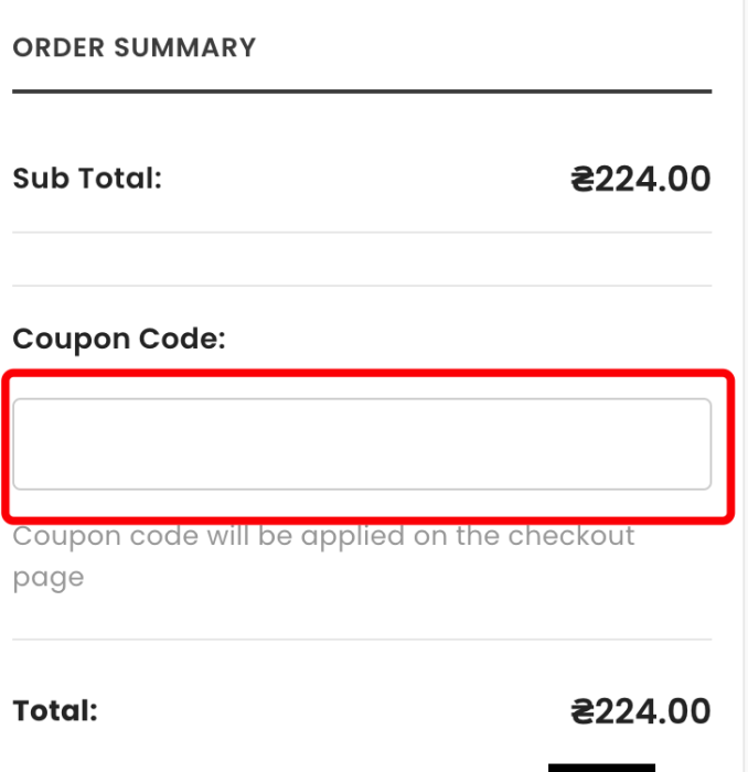 Where to enter Venalisa promo code How to use Venalisa promo code