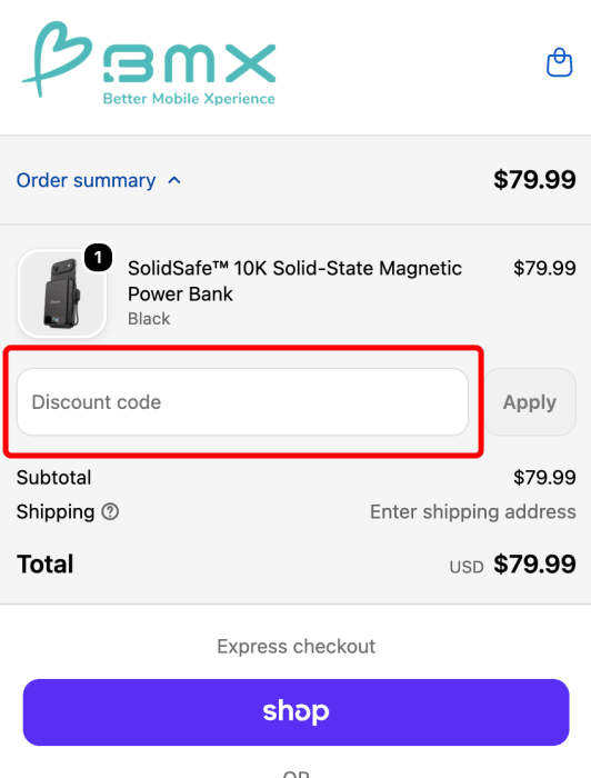 Where to enter Better Mobile Xperience promo code How to use Better Mobile Xperience promo code