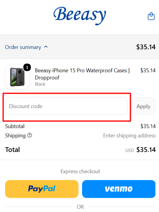 Where to enter Beeasy promo code How to use Beeasy promo code