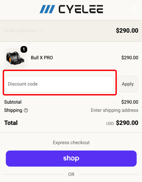 Where to enter Cyelee Optics promo code How to use Cyelee Optics promo code