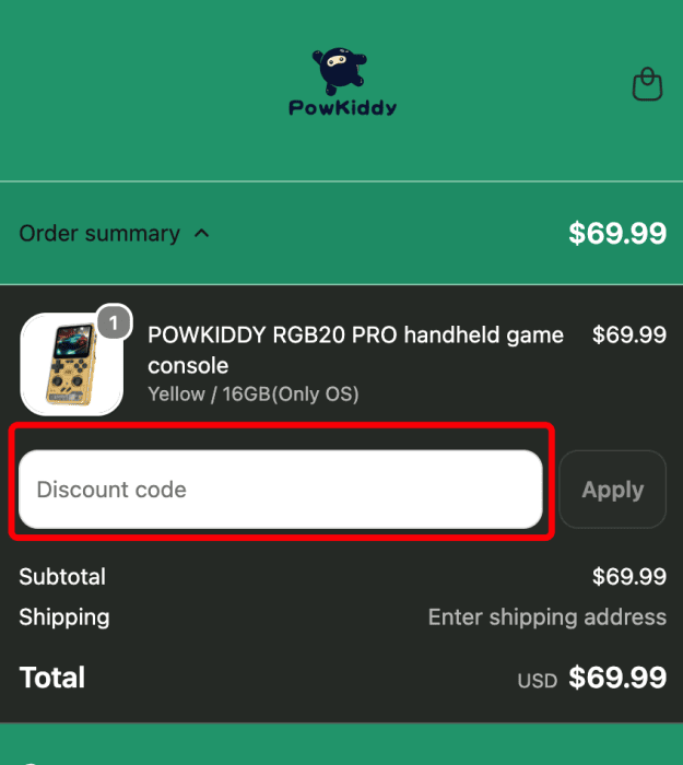 Where to enter Powkiddy promo code How to use Powkiddy promo code