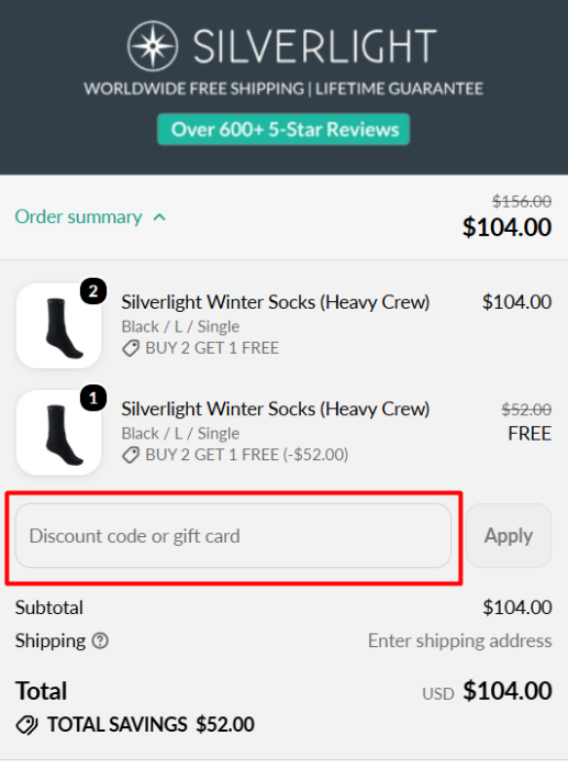 Where to enter Silverlight promo code How to use Silverlight promo code