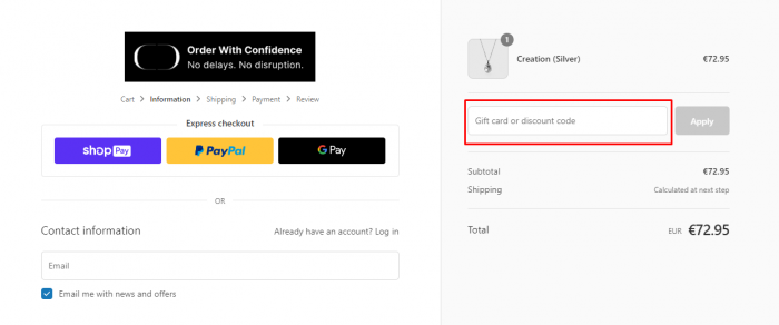 Where to enter CRAFTD promo code How to use CRAFTD promo code