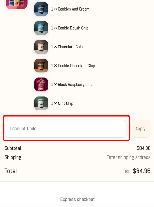 Where to enter Graeter’s promo code How to use Graeter’s promo code