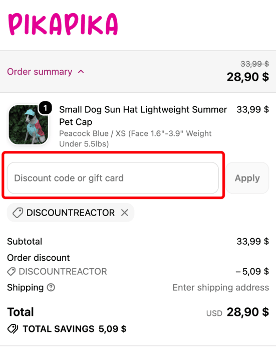 Where to enter PIKAPIKA promo code How to use PIKAPIKA promo code