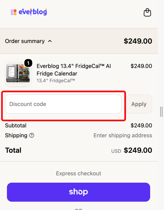 Where to enter Everblog promo code How to use Everblog promo code