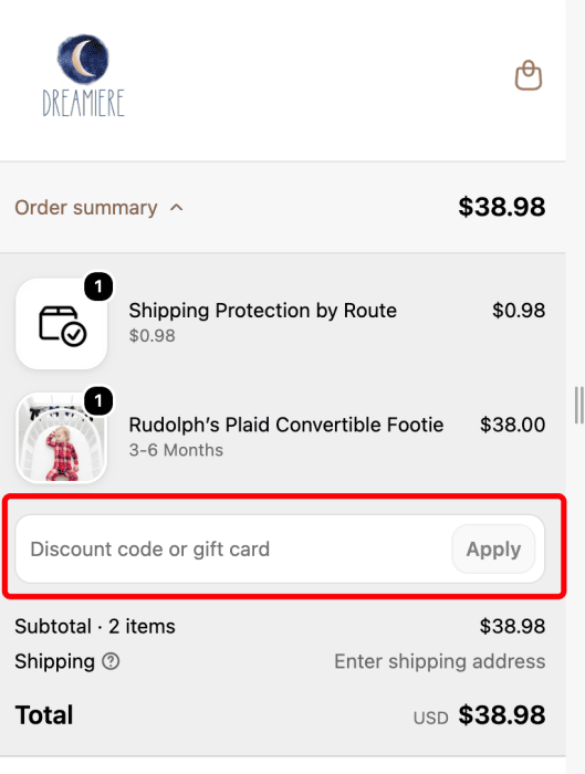 Where to enter Dreamiere promo code How to use Dreamiere promo code