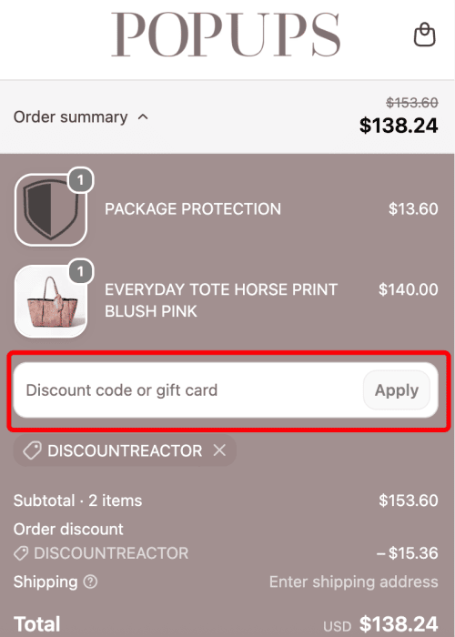 Where to enter Pop Ups Brand promo code How to use Pop Ups Brand promo code
