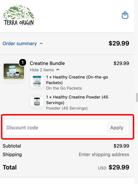 Where to enter Terra Origin promo code How to use Terra Origin promo code