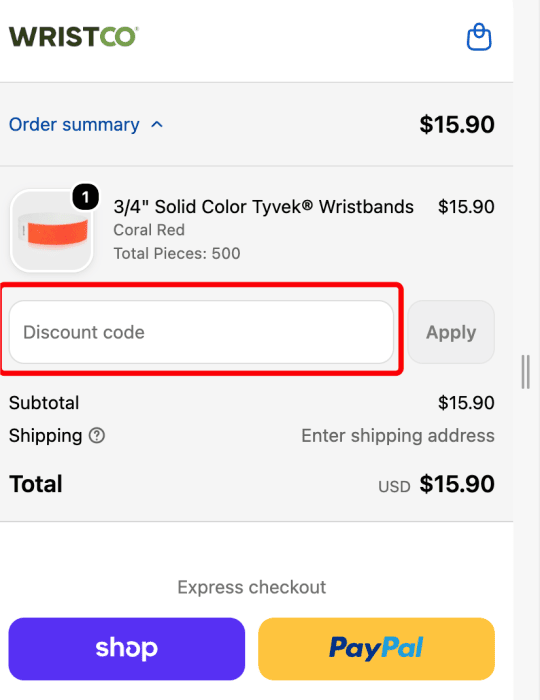 Where to enter WristCo promo code How to use WristCo promo code