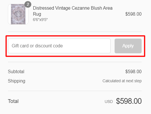 Where to enter The Rug Collective promo code How to use The Rug Collective promo code