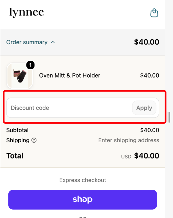 Where to enter Lynnee promo code How to use Lynnee promo code