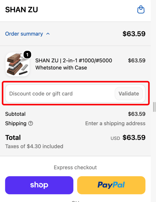 Where to enter SHAN ZU promo code How to use SHAN ZU promo code
