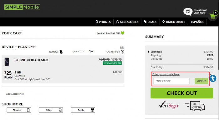 How to use SIMPLE Mobile promo code