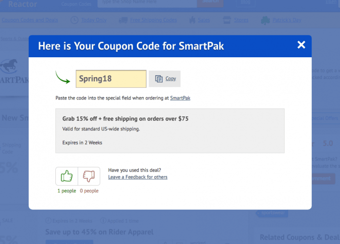 SmartPak Promo Codes 10 OFF Coupon in April 2024