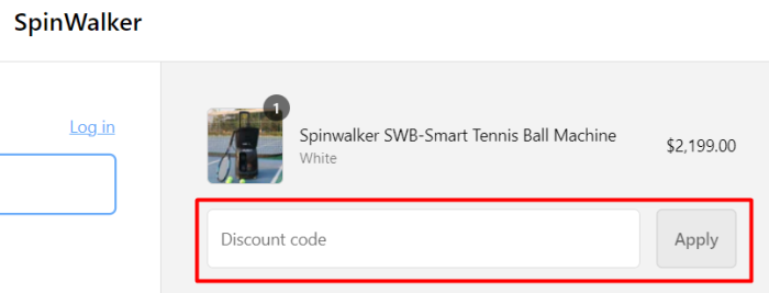How to use Spinwalker promo code