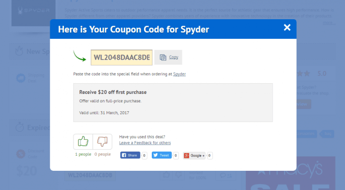 How to use a promo code at Spyder