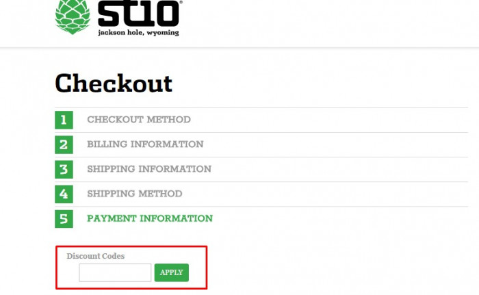 How to use Stio promo code