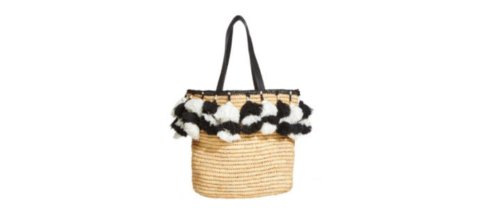 Alice + Olivia straw handbag