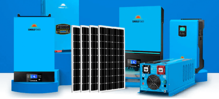 SunGoldPower solar panels