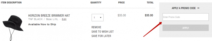 promotion code for the north face