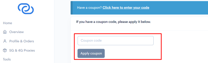 How to use The Social Proxy promo code