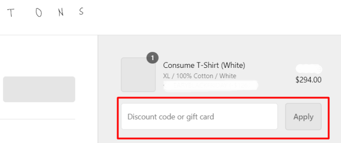 How to use Tons promo code