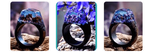 secret wood rings