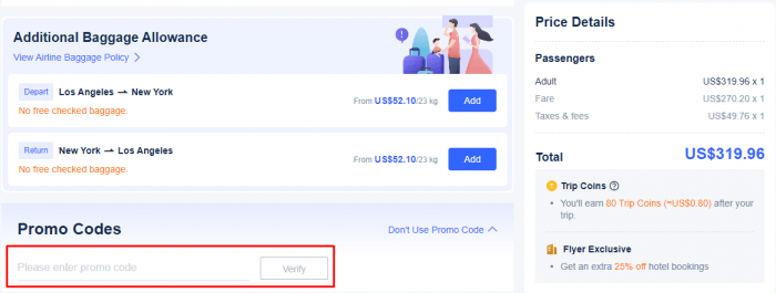 How to use Trip.com promo code