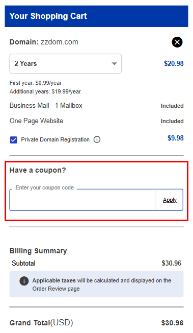 How to use Turbify promo code