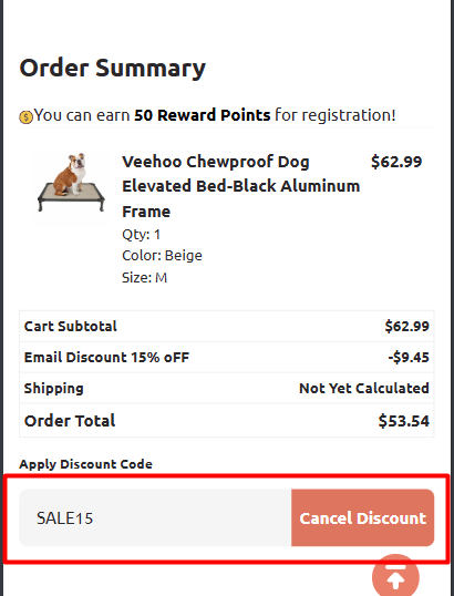 How to use Veehoo promo code