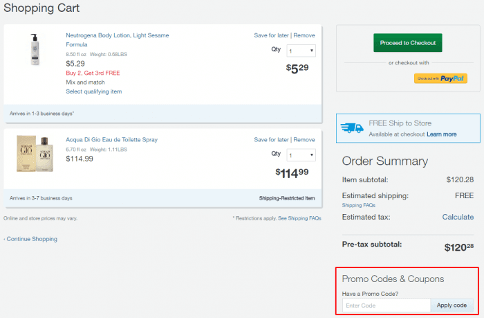 How to use Walgreens promo code