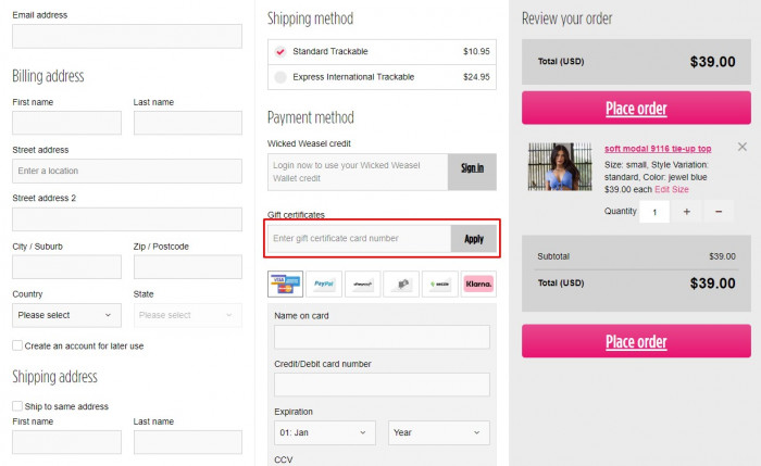 How to use Wicked Weasel promo code