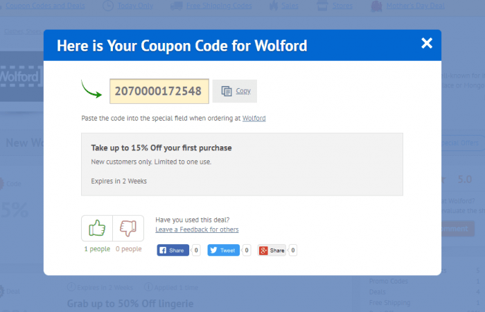 How To Use a Coupon Code at Wolford