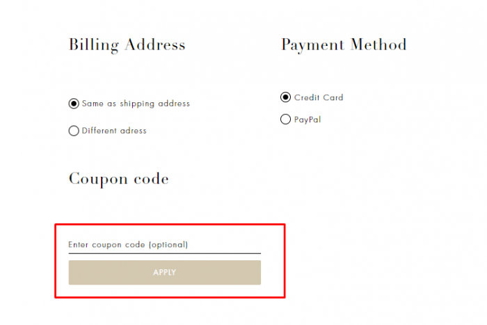 How To Use a Coupon Code at Wolford