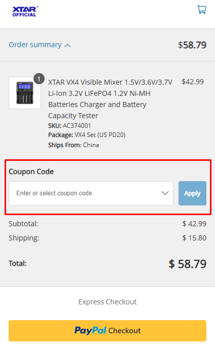 How to use XtarDirect promo code